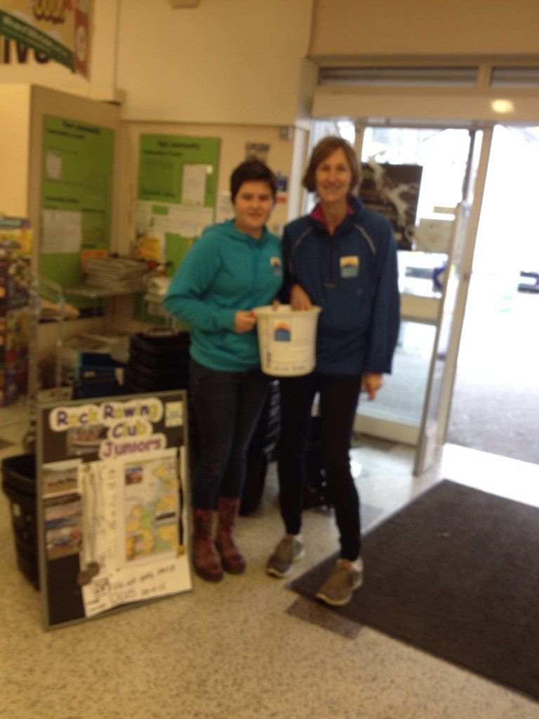 RowingRock's tweet photo. @CooperativeFood Raising money at the Wadebridge store for junior flash boat oars. Thank you. https://t.co/K31p9O2QxP