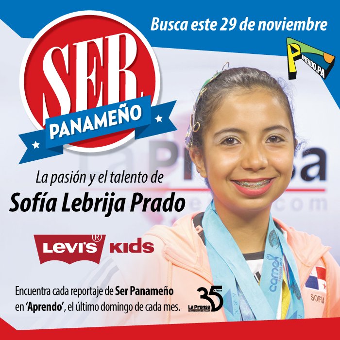 APRENDO_PANAMA's tweet photo. Busca este domingo 29 de noviembre en APRENDO nuestro personaje destacado del mes. Gracias a @LEVIS https://t.co/nyFpWWZJzp