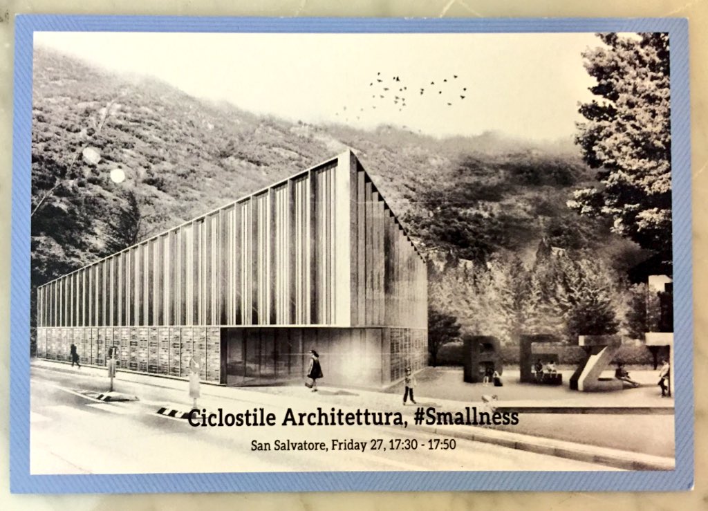 ciclostile's tweet photo. #Genova @New_Gens #festival #architecture #smallness #NGF2015 https://t.co/IKOf5xOFTn