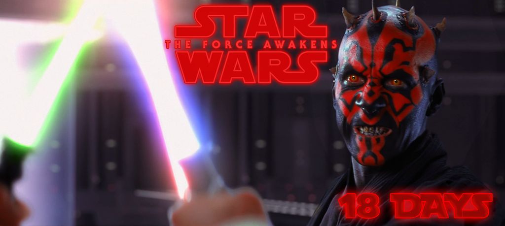 Epicentric's tweet photo. Don't mess with Maul. #StarWars #TheForceAwakens #UKCountdown https://t.co/fS6zPqUiRh