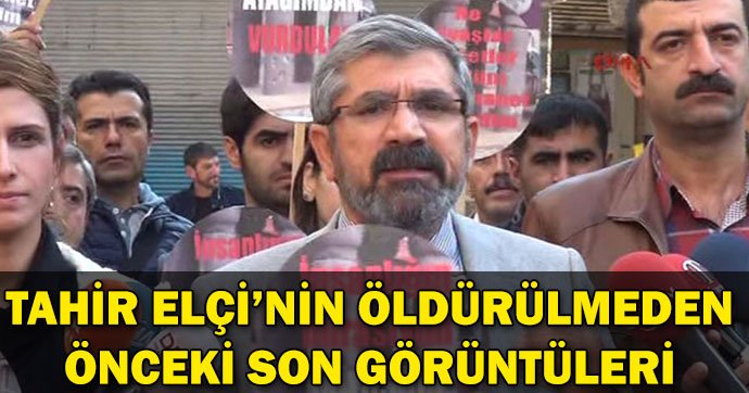 Tahir Elçi'nin öldürülmeden önceki son görüntüleri dha.com.tr/tahir-elcinin-…