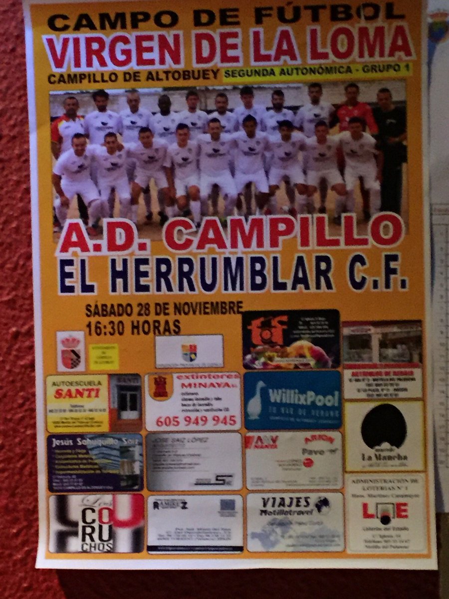 ADCampillo2016's tweet photo. Vamos a x los 3 puntos !!!! https://t.co/9JeEYYdCBU
