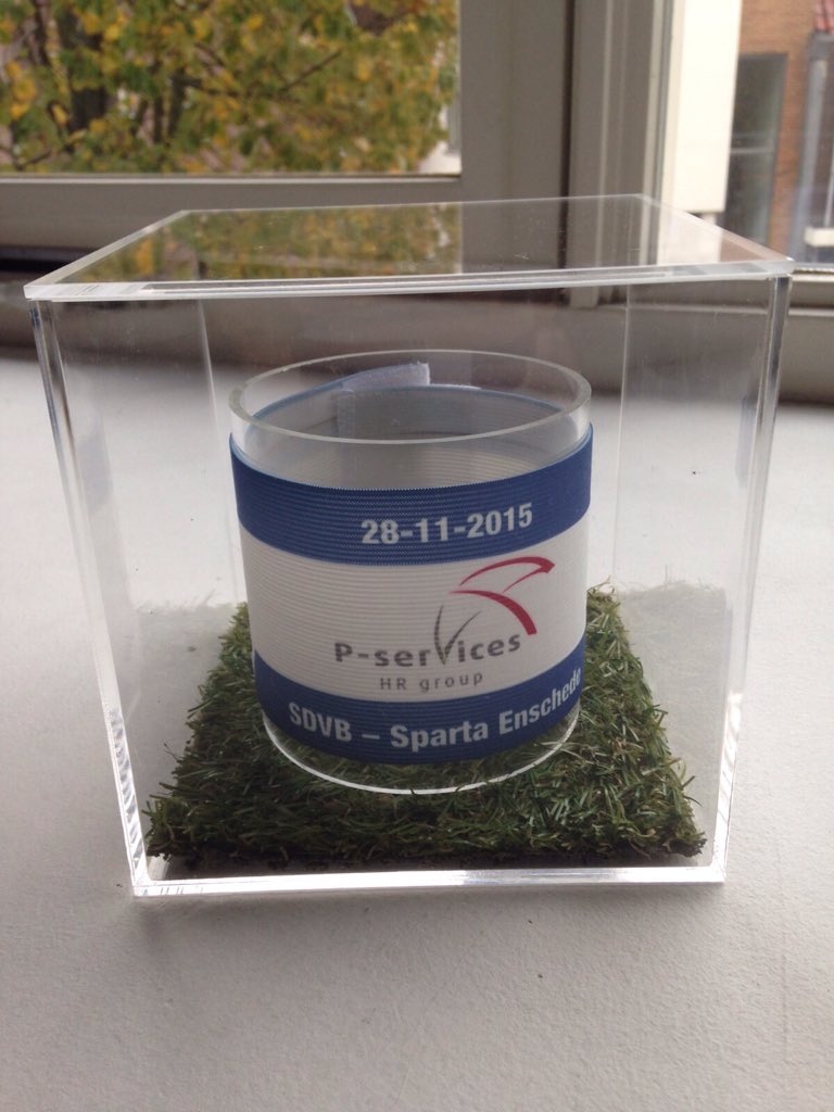 Sponsor aanvoerdersband bij de wedstrijd @SDV_Barneveld tegen <a href="/cvvSparta/">cvv Sparta Enschede</a> Enschede is <a href="/PservicesNL/">P-services HR group</a>   Bedankt