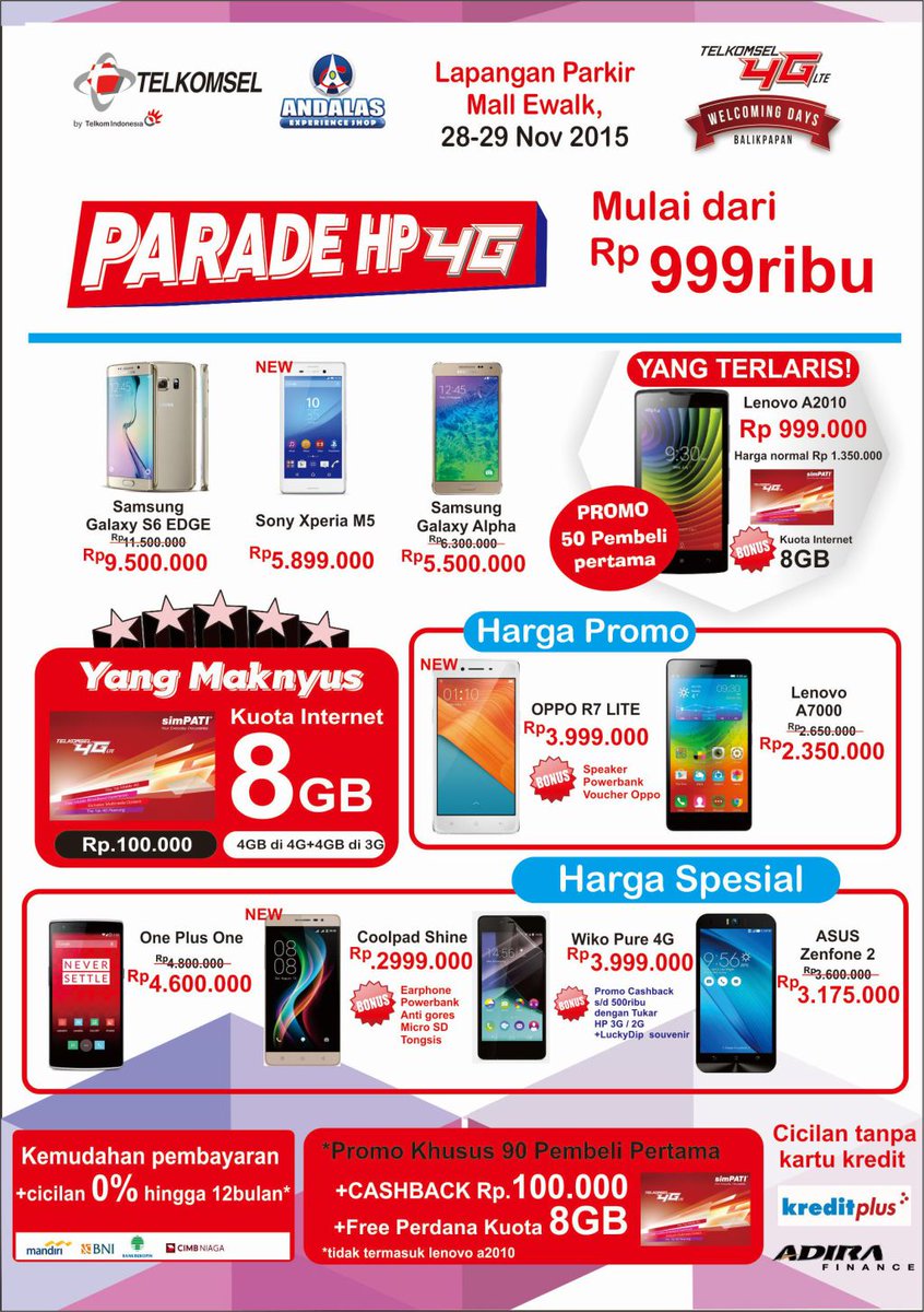 Parade HP 4G_Balikpapan bengkelkomunitasbpn.wordpress.com/2015/11/28/par…