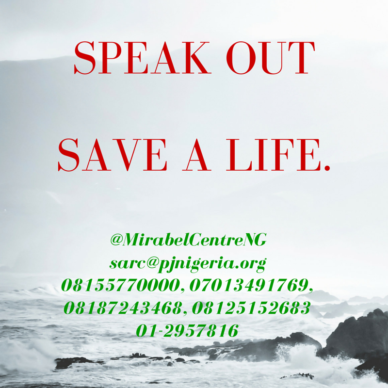 MirabelCentreNG's tweet photo. #Speakout #Savealife #16DaysofActivism @MirabelCentreNG @buky @MissWanaWana @kofficandyman https://t.co/3V1vi79NSM