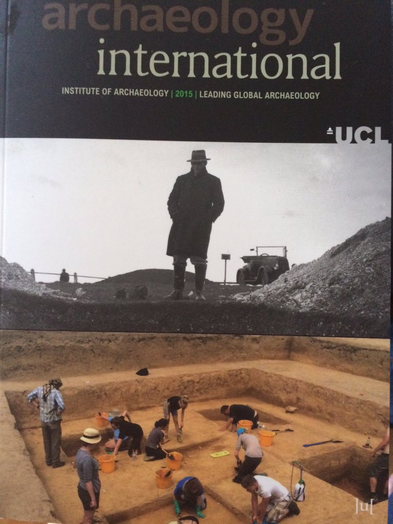 A very moody archive pic of the 1930's excavations at Whitehawk makes the front cover of Archaeology International