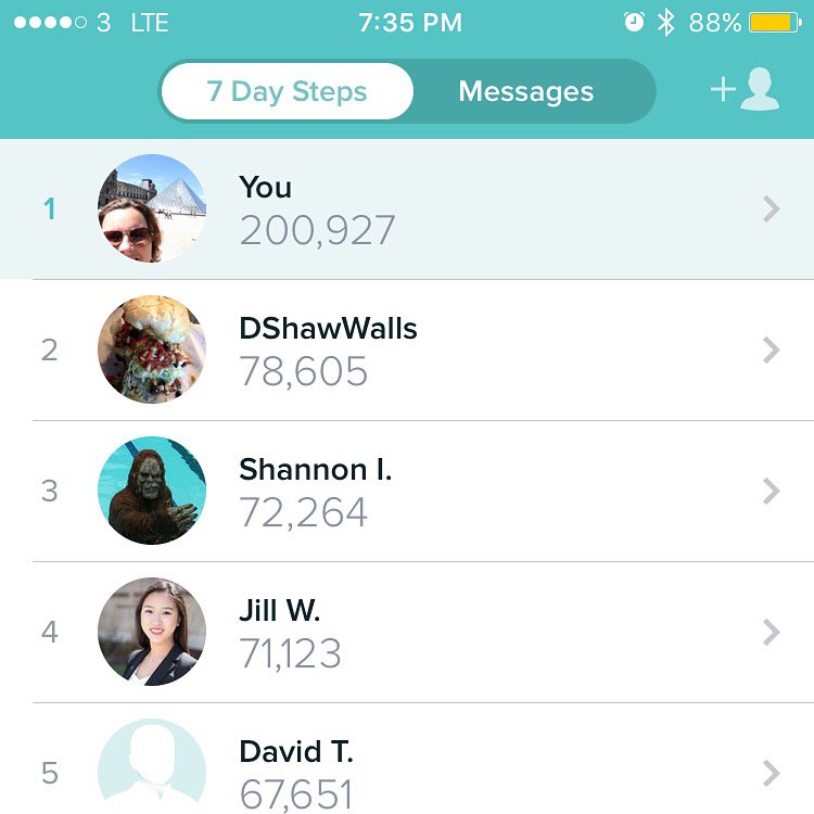 kells5231's tweet photo. Clearing 200k steps in 7 days!?! Never done that before #thanksasia #serioussteppage @fitbit https://t.co/AwQlFGBPAj