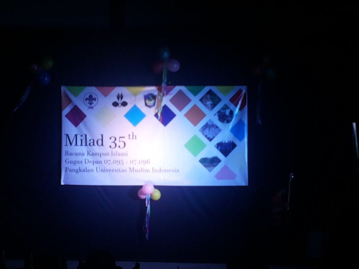 Happy Milad <a href="/umi_racana/">Racana_UMI</a> yg ke 35 satyaku ku dharmakan, dharmaku kubaktikan cc @Kampus_UMI