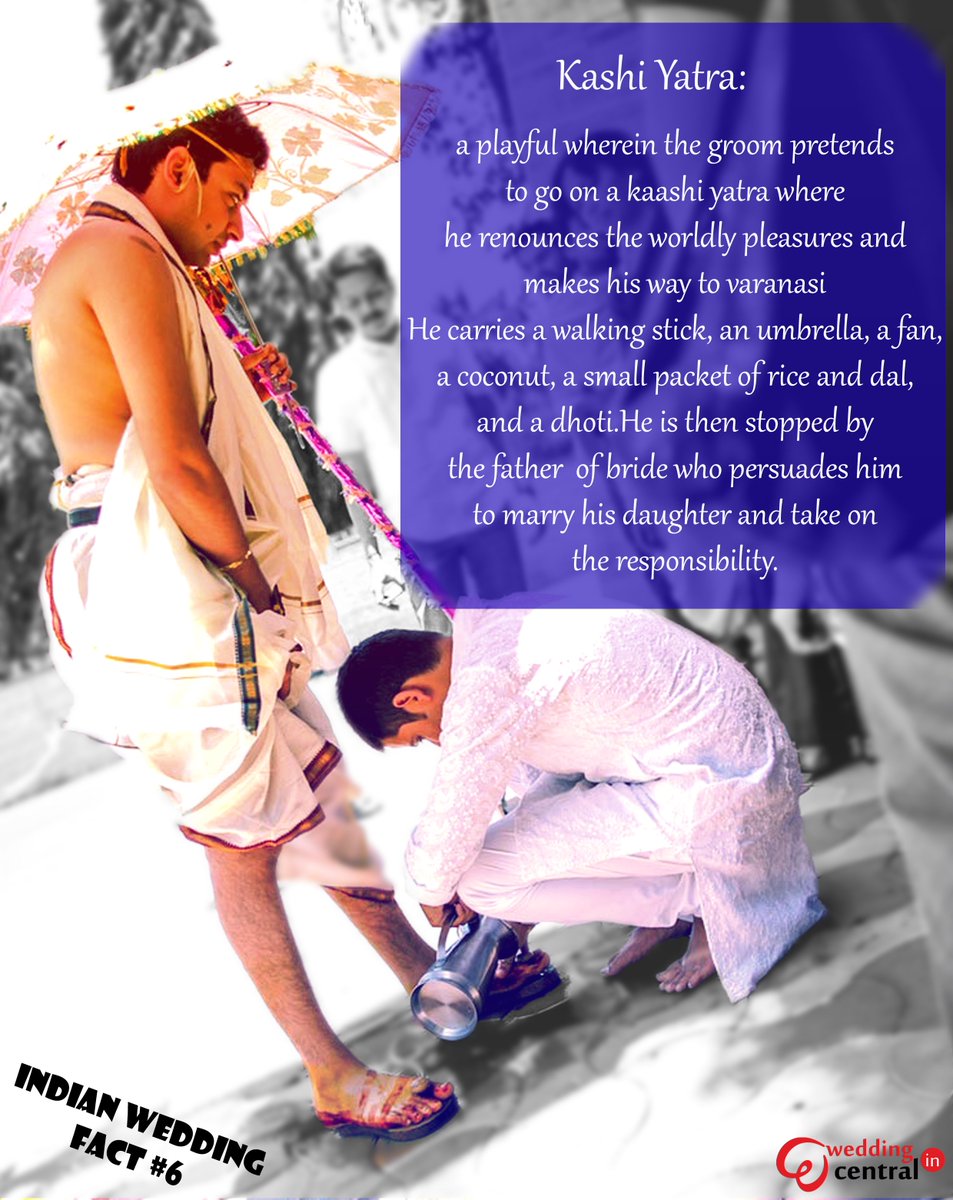 weddingcentral_'s tweet photo. Wedding Fact 
#TamilianWeddings #kashiyatra #weddingtraditions #indianwedding 
visit https://t.co/yGuNM4dyfN https://t.co/5Vj3kIBF2D