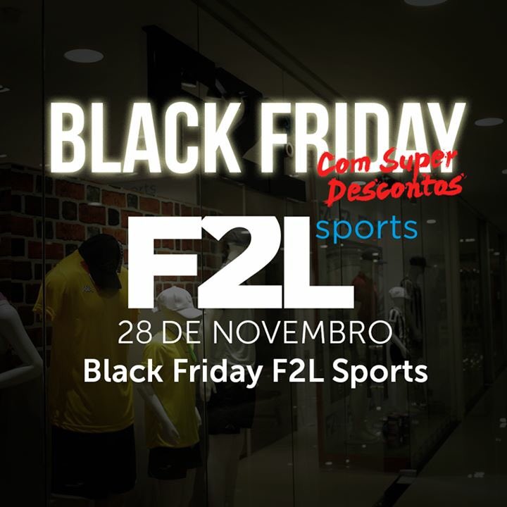 f2lsports's tweet photo. A #BlackFriday F2L Sports continua, somente HOJE! Toda a loja está com até 50%OFF. Não perde tempo e #VemPraF2L! https://t.co/gFQ36AA0Ax