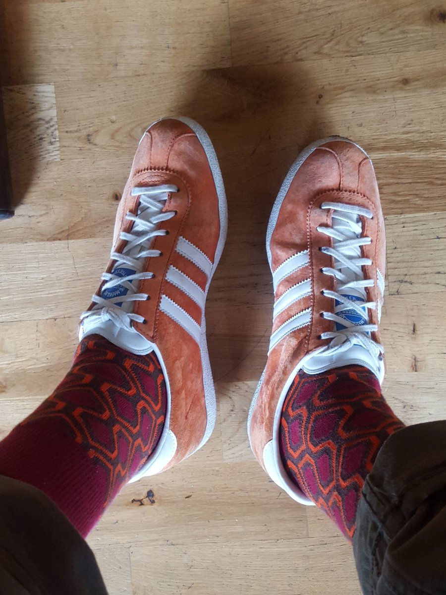 Pancho1875's tweet photo. @SockCouncil #CCsocks #AdidasGazelle https://t.co/I5H1FGMhXh