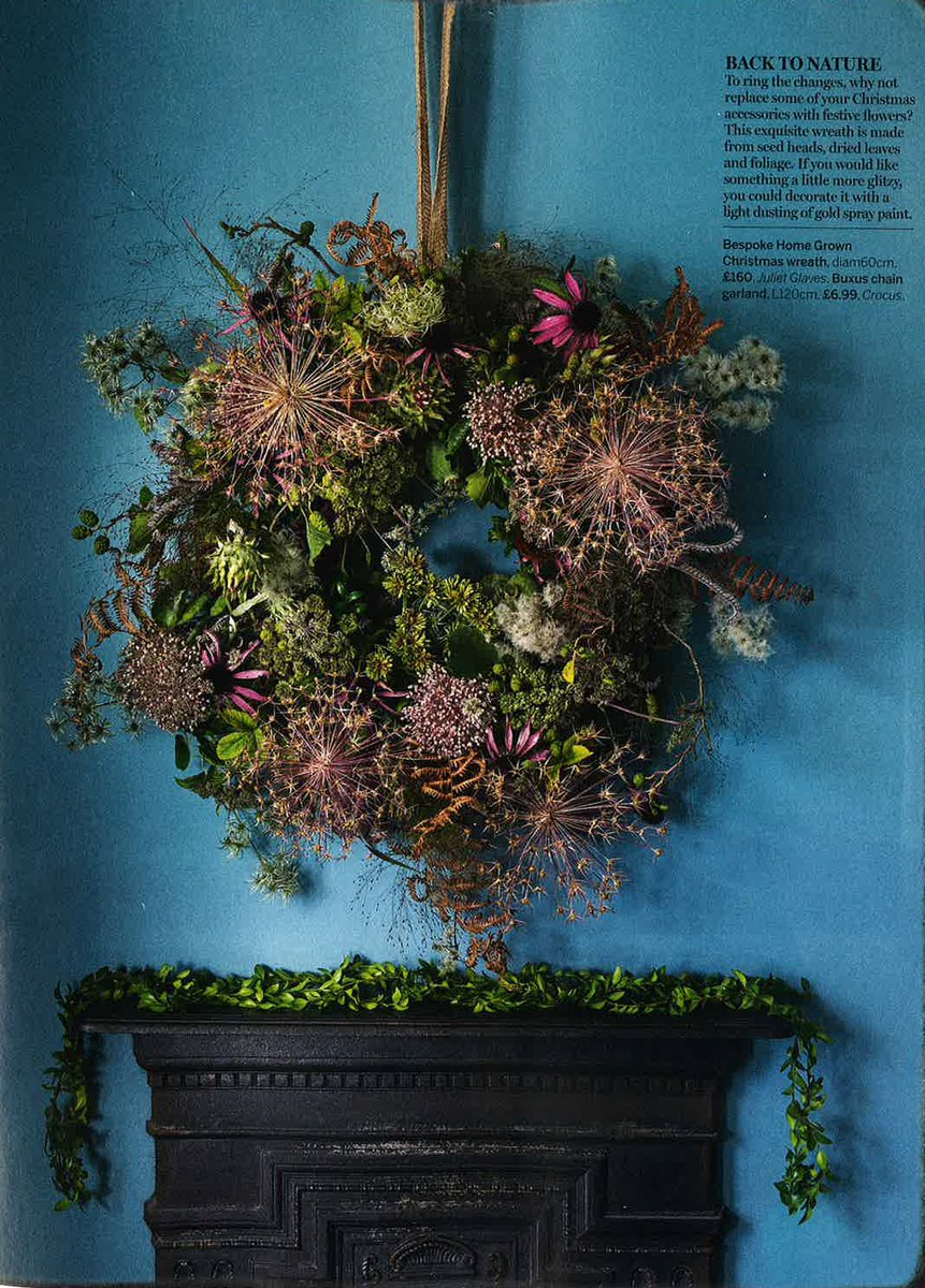 In <a href="/homesandgardens/">Homes & Gardens</a> wreaths by <a href="/julietglaves/">Juliet Glaves</a> hosting workshops at our store event 2nd Dec buff.ly/1LDutIi