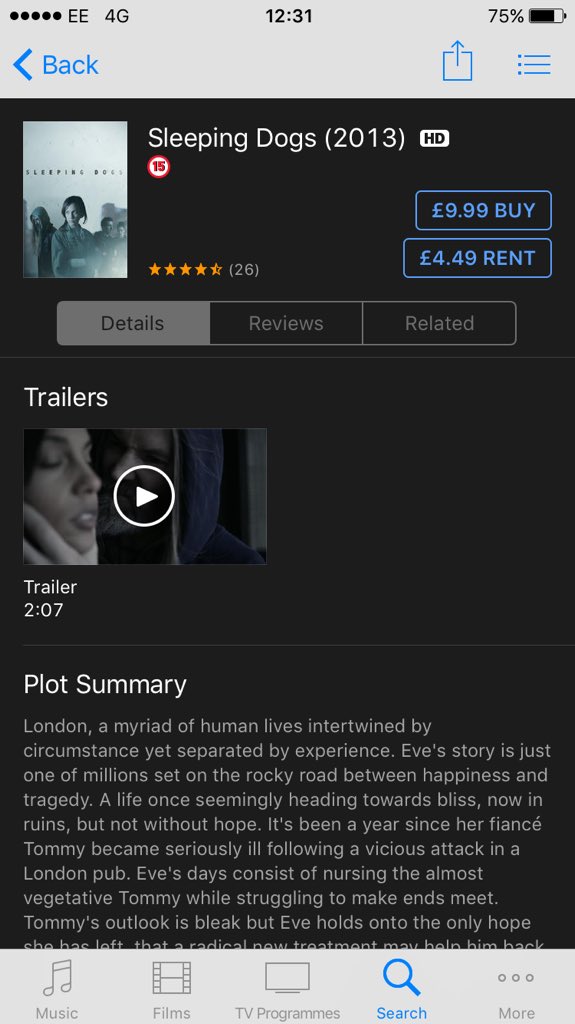 Don't miss to rent <a href="/Sleepingdogsflm/">Sleeping Dogs film</a> <a href="/Raindance/">Raindance Film Festival</a> #favoritemovie <a href="/BIFA_film/">BIFA</a> <a href="/florisra/">Floris Ramaekers</a> <a href="/joncampling/">#BeMoreSkater Debut single out now</a>