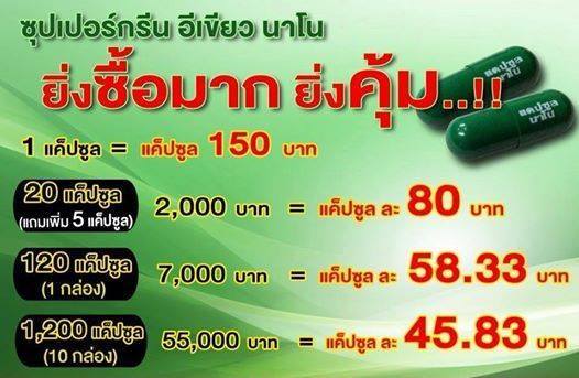 #อีเขียวนาโน #คุณเขียว #เยสวีแคนดู #แคปซูลนาโน #อาหารเสริมพืช
yeswecando.co.th