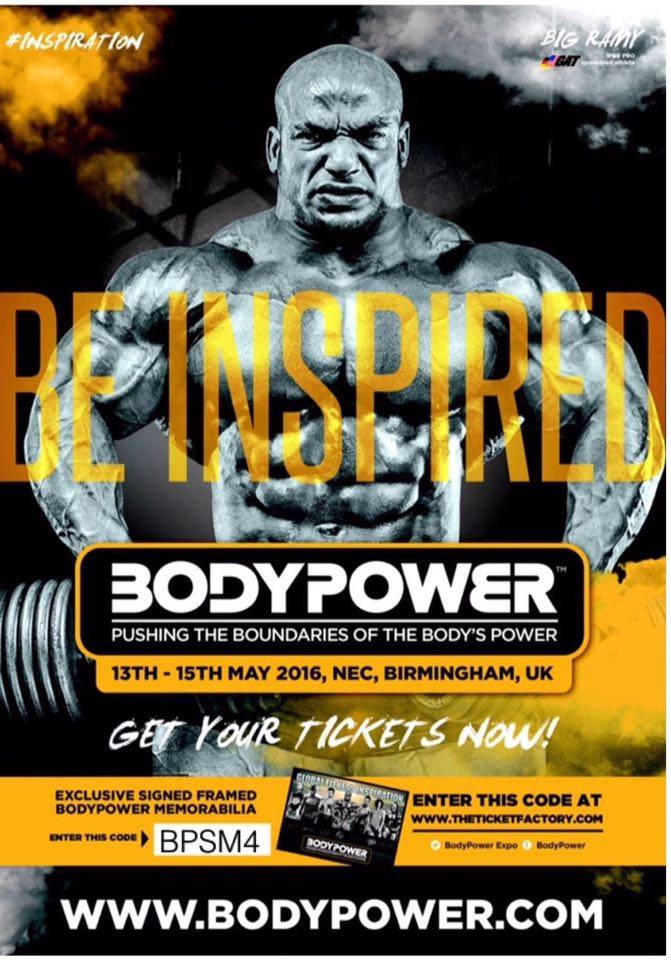 1scottymca's tweet photo. Free signed Memorabilia when you use my code BPSM4 &amp; my commission will be going to help CHARITY'S #BodyPower2016 https://t.co/Z35v7JZyQr