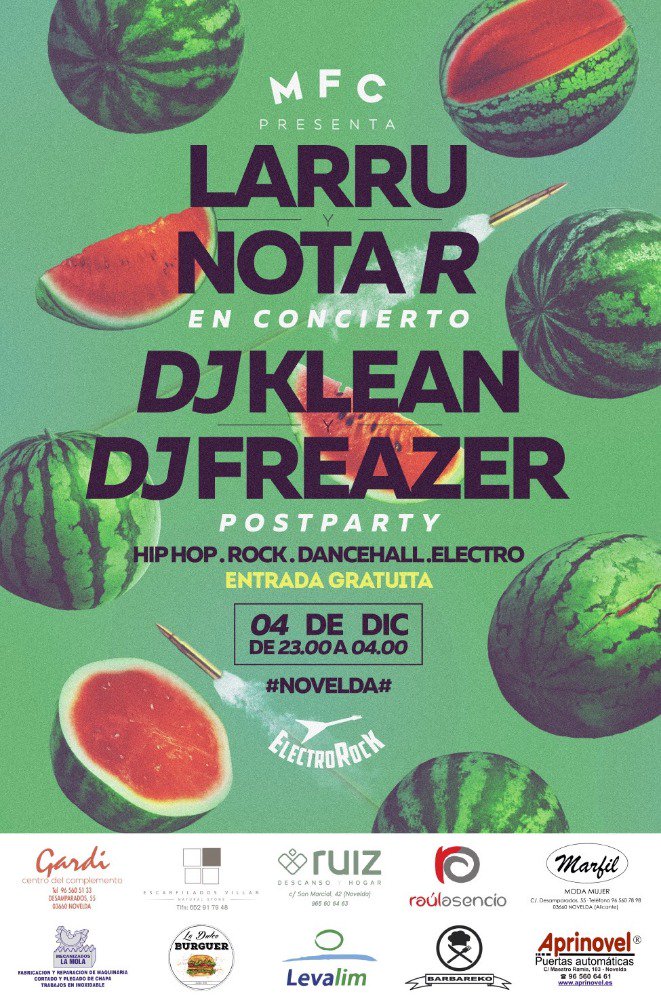 reokwan's tweet photo. El día 4 de diciembre se lía en @ElectroRockclub @LarruMusic @JrKlean @DjFREAZER @MFCrew_ https://t.co/uVk3niHQjB