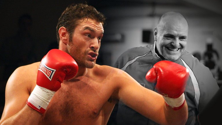 SkySportsBoxing's tweet photo. Klitschko vs Fury: @Tyson_Fury was raised by a boxer but kept away from fighting: https://t.co/44nLszwnM4 https://t.co/r2vOM844gm