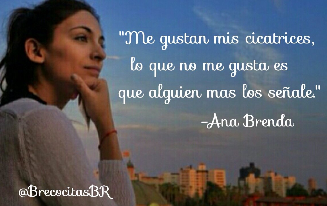 BrecocitasBR's tweet photo. Me gusta mis cicatrices,lo que no me gusta es que alguien mas lo señale. " #NuestraIsnpiracion 
@anabrendac 😍😍😘😘🙆🙆 https://t.co/r6vPV1GuNa