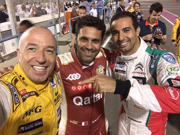 #WTCC
El bicampeón <a href="/pechito37/">Jose Maria Lopez</a>, <a href="/AlAttiyahN/">Nasser S Al Attiyah</a> <a href="/SebastienLoeb/">Sébastien Loeb</a> y <a href="/TomCoronel/">Tom Coronel</a> en la última fecha <a href="/FIA_WTCC/">Shelby Benton</a> <a href="/Losail_Circuit/">Losail Circuit</a>