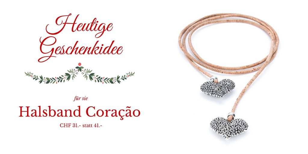 allCORK_ch's tweet photo. Ab heute 24 Geschenkideen günstiger!
Heutige Geschenkidee: https://t.co/3BkahNBHXd
#vegan #kork #schmuck #geschenk https://t.co/RSE9x0kAFo