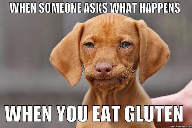 findmegf's tweet photo. #SillySaturday! When someone asks what happens when you eat #gluten... https://t.co/2bOCnAvCnH