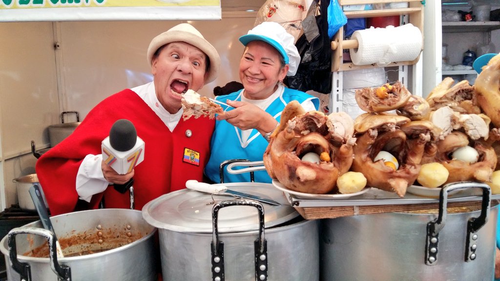 IndioManuelEc's tweet photo. Que lindo es mi #Quito con su comida llena de sabor! Este lunes por @CafeTVEcTv @EcuadorTV @madelpiboni https://t.co/Tpjn7fy1sk