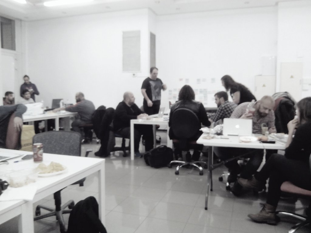 sansanal's tweet photo. Gracias a todos la participación y con la satisfacción del trabajo bien hecho. 7 equipazos en 1° #geekHackathon https://t.co/XB0HaRsp1F