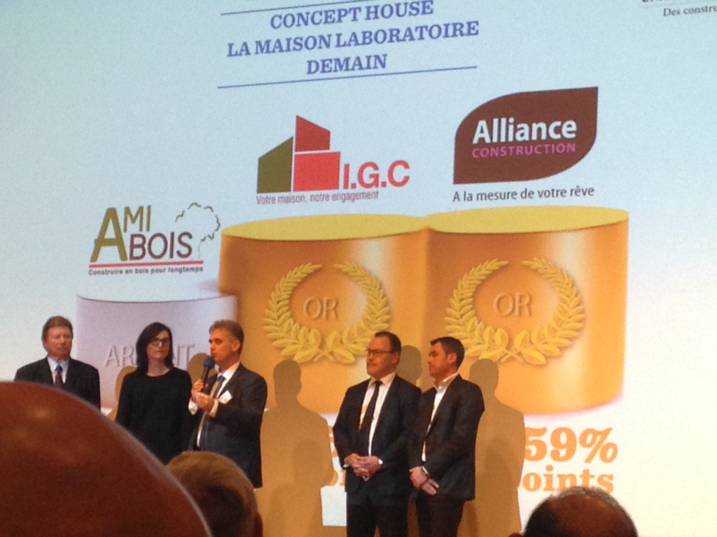 cottineauD's tweet photo. Séminaire Union Maisons Françaises: félicitations @igc_maisons @ODESBREE pour victoire @Promotelec parmi partenaires https://t.co/fupbOs74p9