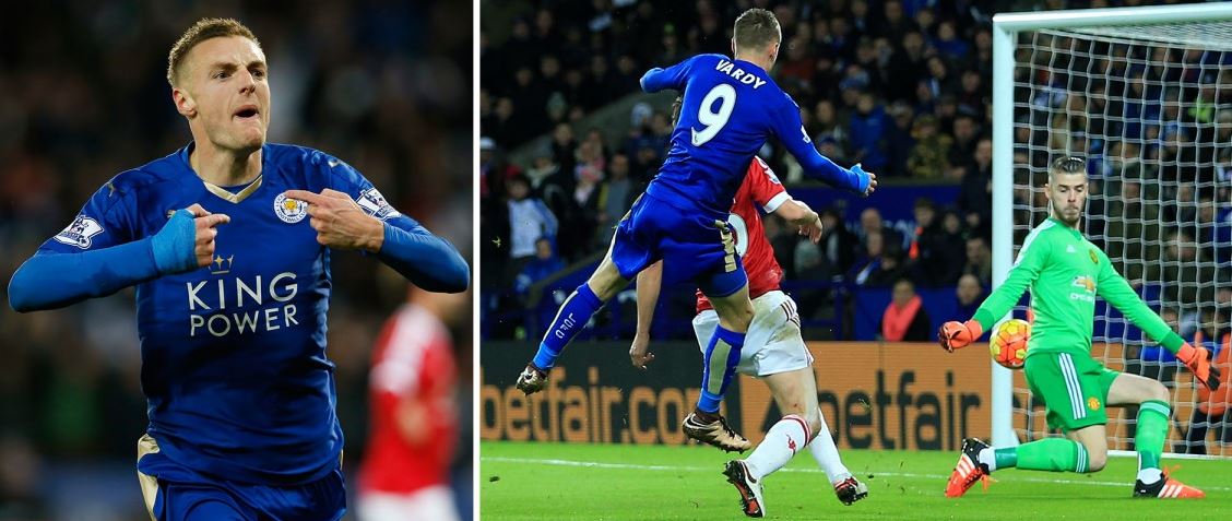 Jamie Vardy: From non-League to Premier League history-maker dailym.ai/1OwXUAj