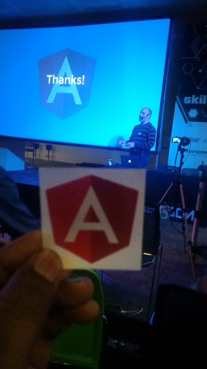 Thiruppathi's tweet photo. @gerardsans Thanks for the sticker.. #devfestLON https://t.co/Rq2JqswO2Z