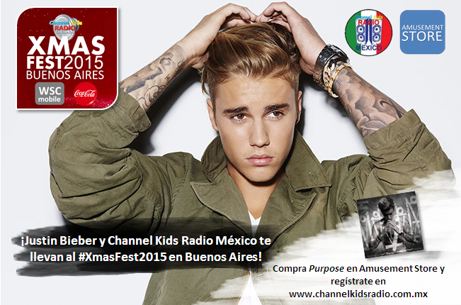 CKRadioMx's tweet photo. ¿Quieres asistir al #XmasFest2015 en Buenos Aires? ¡#Purpose de @justinbieber y #CKRadioMx te llevan! https://t.co/rQcQvURujw