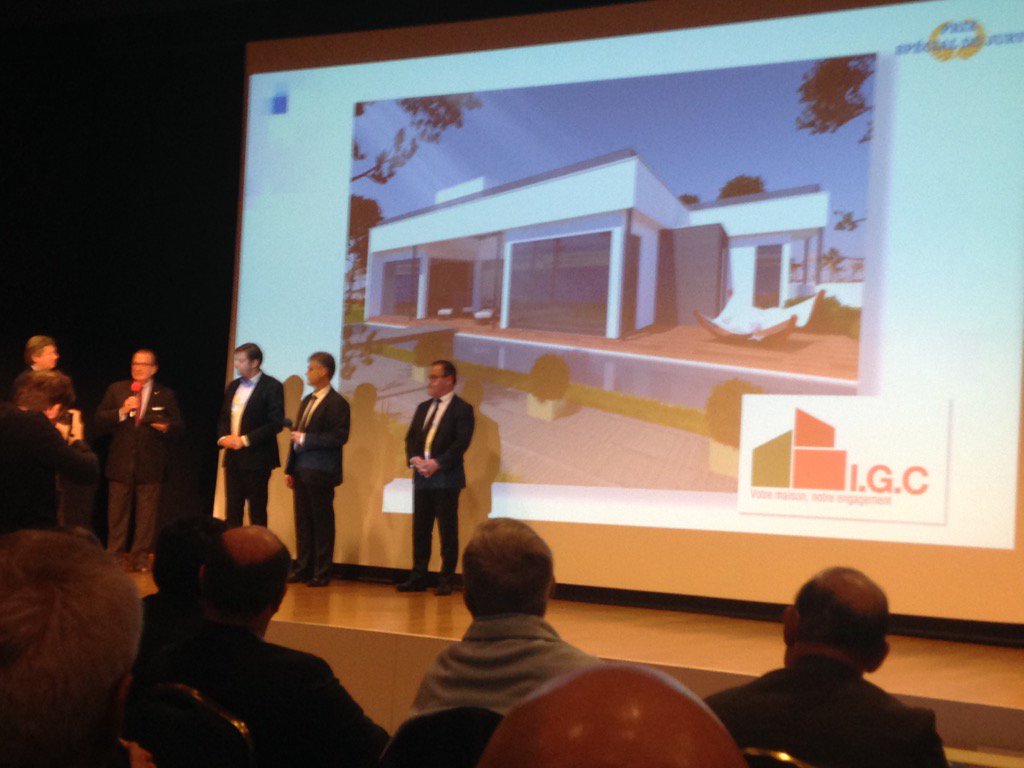 cottineauD's tweet photo. Félicitations @igc_maisons @ODESBREE: Prix spécial du Jury Séminaire Union Maisons Françaises. Bravo! https://t.co/g9zCTy4Yce