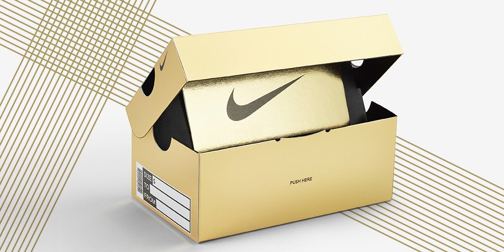 تويتر \ Nike.com على تويتر: "Shine brighter. Nike gift cards deliver in a  gold shoebox for a limited time. Shop here https://t.co/7ARRxMKPM2  https://t.co/o3d8dpZfQ4"