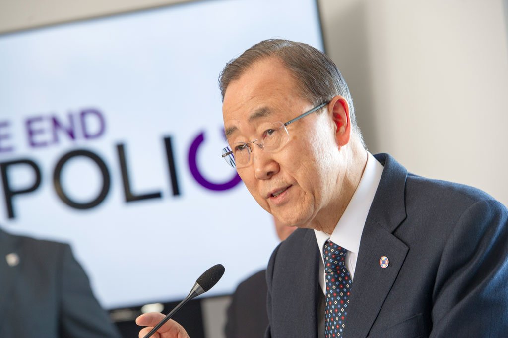 UN_News_Centre's tweet photo. In #Malta, #UNSG Ban urges #Commonwealth leaders to join 'final push' to wipe out polio https://t.co/sPEHZQ2Em1 https://t.co/g0RC3aadCy