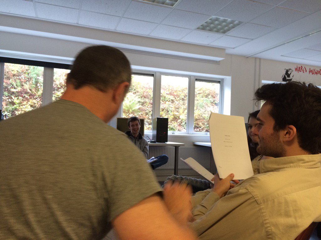 TruroMedia's tweet photo. #bfifilmacademy Paul Caddis understanding personal space-CU #trurocollege #UALCreativeMedia https://t.co/iE5zAH32sy