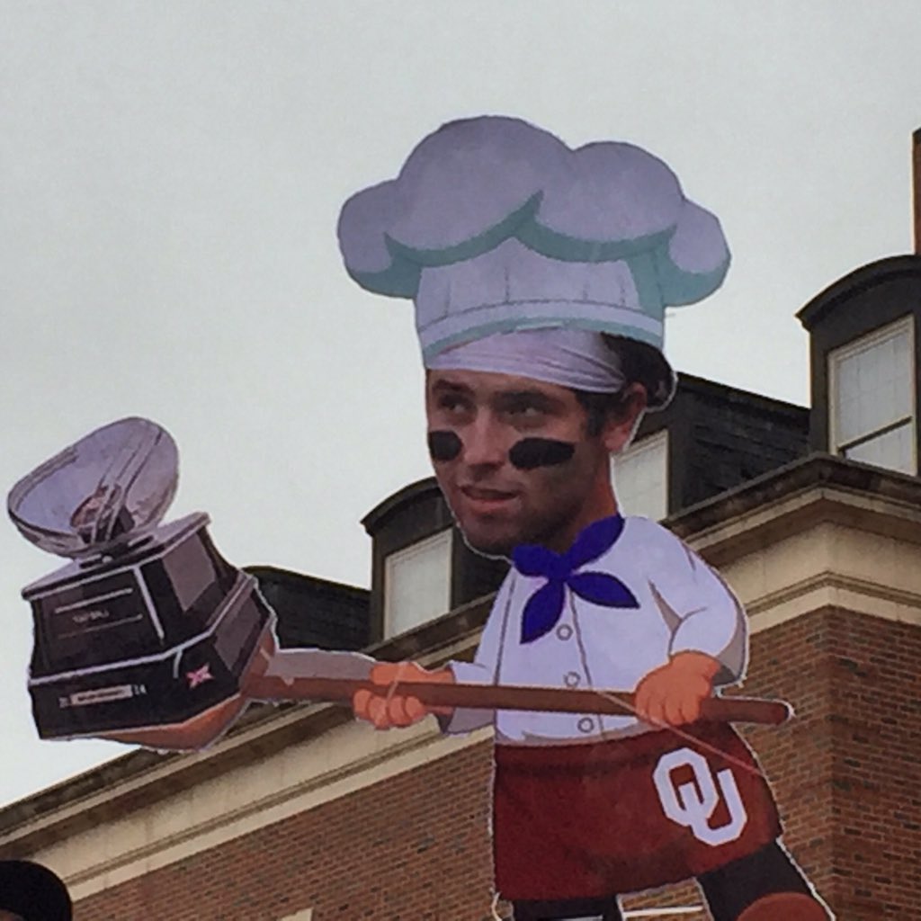 CollegeGameDay's tweet image. It's funny because his name is Baker.