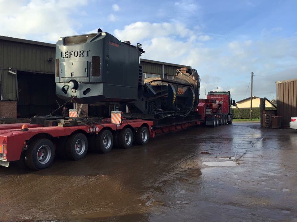 BRYN THOMAS INDUSTRIAL SERVICES LIMITED being supported by Bryn Thomas Cranes Ltd. 130t &amp; 80t Cranes.
