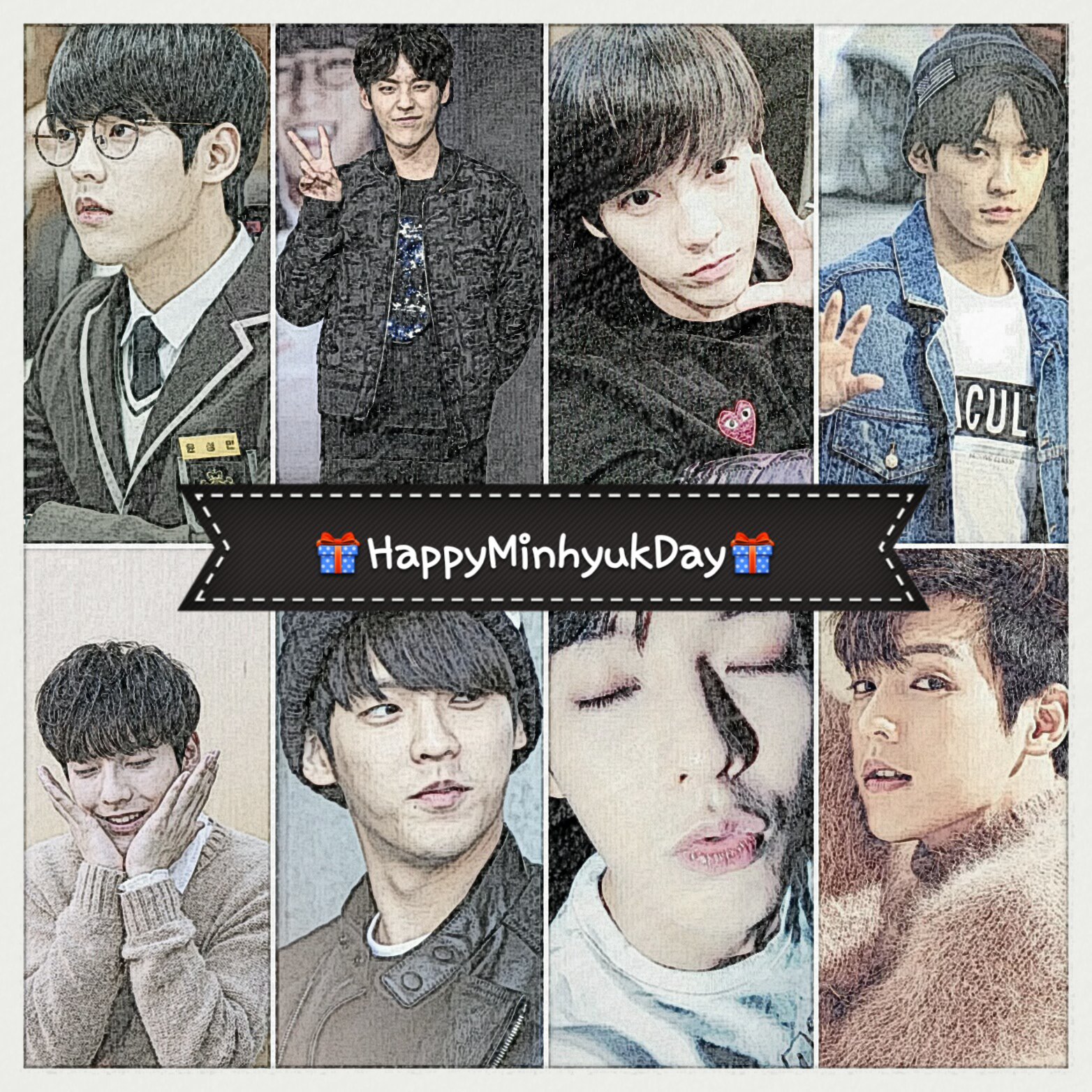 Happy birthday my Lee Minhyuk! Thanks for being such a talented cutie. Have a bless year ahead    