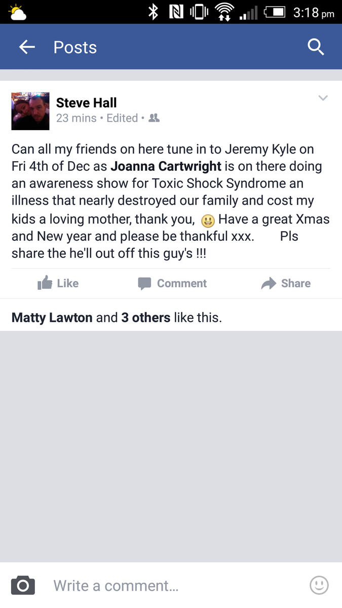 Unitedsteve23's tweet photo. Pls retweet this guy's very very important to my family and kids #TSSAWARE #BeThankful https://t.co/vHH6prxSfL