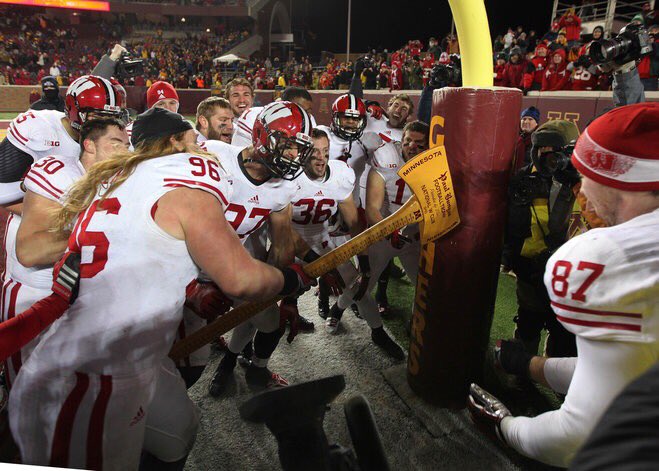 BadgerFootball's tweet photo. If you don't know what day it is, you better Axe somebody. https://t.co/5GMUuKzxgB