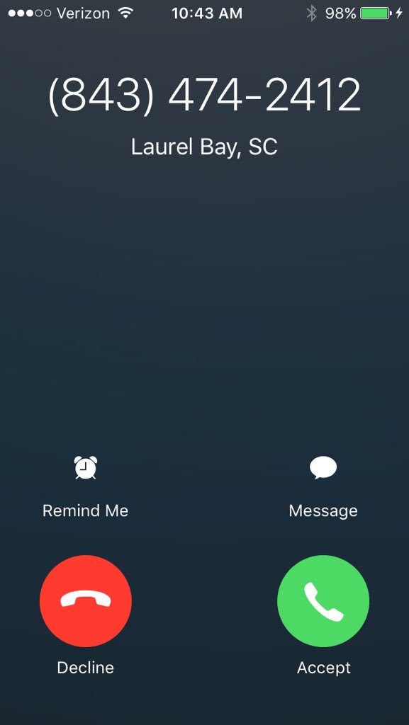 Chels_Chels1's tweet photo. I hope this is USC calling to tell me they're going to beat Clemson!! #RandomCall https://t.co/cqGTK2wkOr