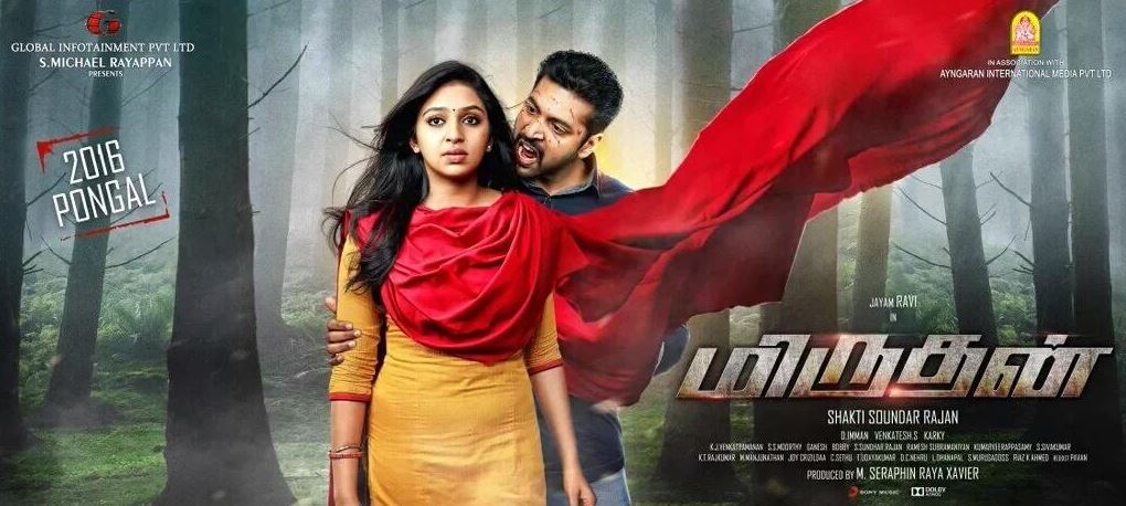 behindwoods's tweet photo. https://t.co/A5tZ1ewNco - Interesting 2nd look for #Miruthan Furious @actor_jayamravi n d fearless @LakshmiMenon__ https://t.co/vUY5mz9KFT