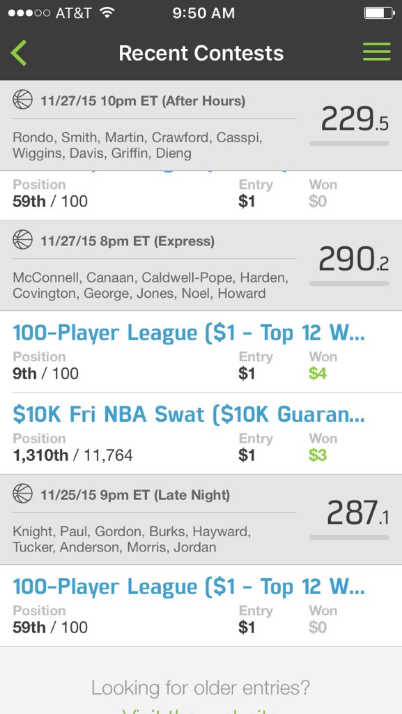 JMerrill79's tweet photo. @Fantasy_Godz great lineups last night https://t.co/dauoXgwTJv