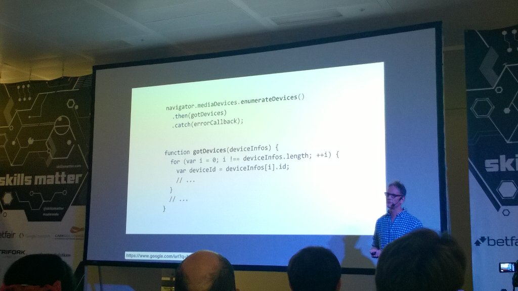 BrianLinuxing's tweet photo. Code snippets at #devfestlon from .@sw12 https://t.co/GoGLZMLFFj
