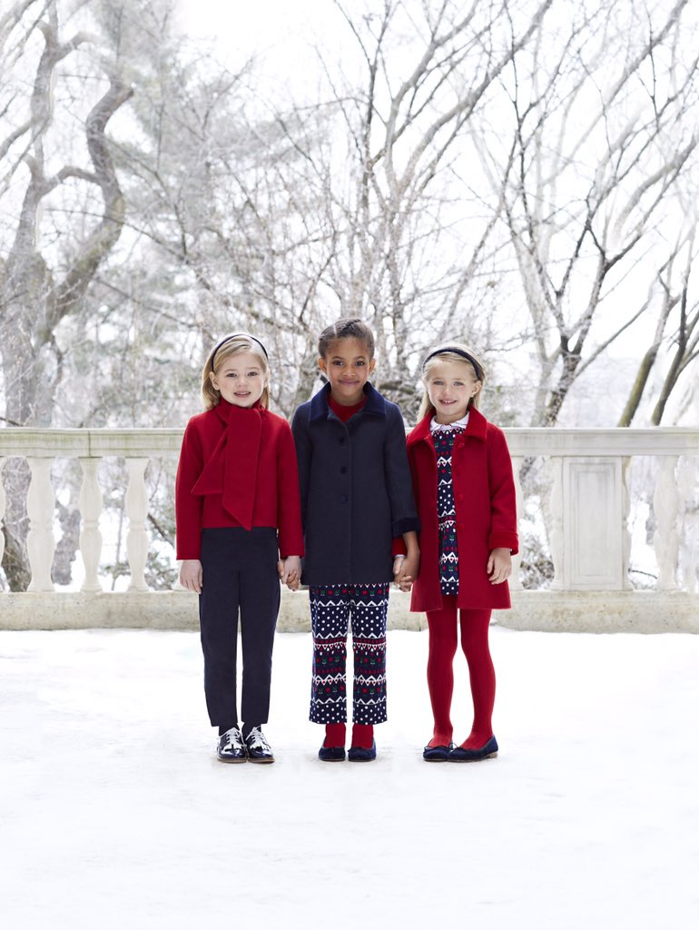 OscardelaRenta's tweet image. Little ones in our #Fall15 childrenswear collection.