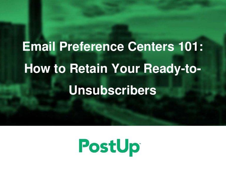 postupdigital's tweet photo. How's your email #preferencecenter coming along? #Email Preference Centers 101: https://t.co/YKwzZxNbAx #Marketing https://t.co/ID2sqBzPck