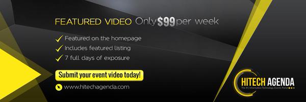 HiTechAgenda's tweet photo. Submit your tech event video on our homepage today! #Tech #Innovation https://t.co/cRLpuAofIO https://t.co/Achh3WLeba