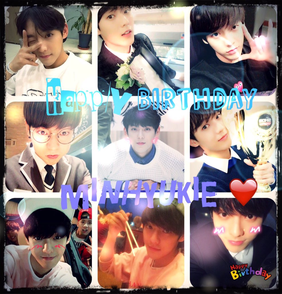 Happy Birthday to the \Most Perfect Guy\ LEE MINHYUK!! Finally its your birthday   