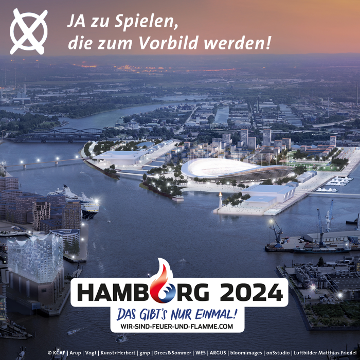 Sagen Sie heute JA zu Olympischen &amp; Paralympischen Spielen in #Hamburg2024.