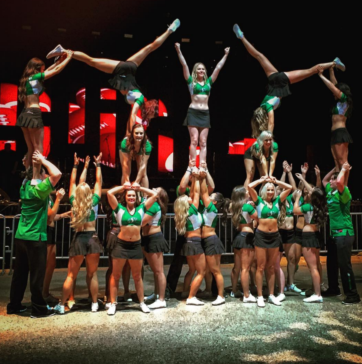 GreyCupFestival's tweet photo. CHEER EXTRAVAGANZA: Highly anticipated event kicks off noon at @uwinnipeg's Duckworth Centre https://t.co/74XLkDTFYA https://t.co/o0yclgveiB